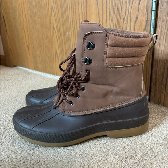 Amazon Other - Brown and Tan Duck Boots